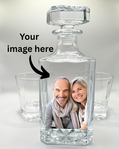 Glass Decanter Set- DESIGN YOUR OWN