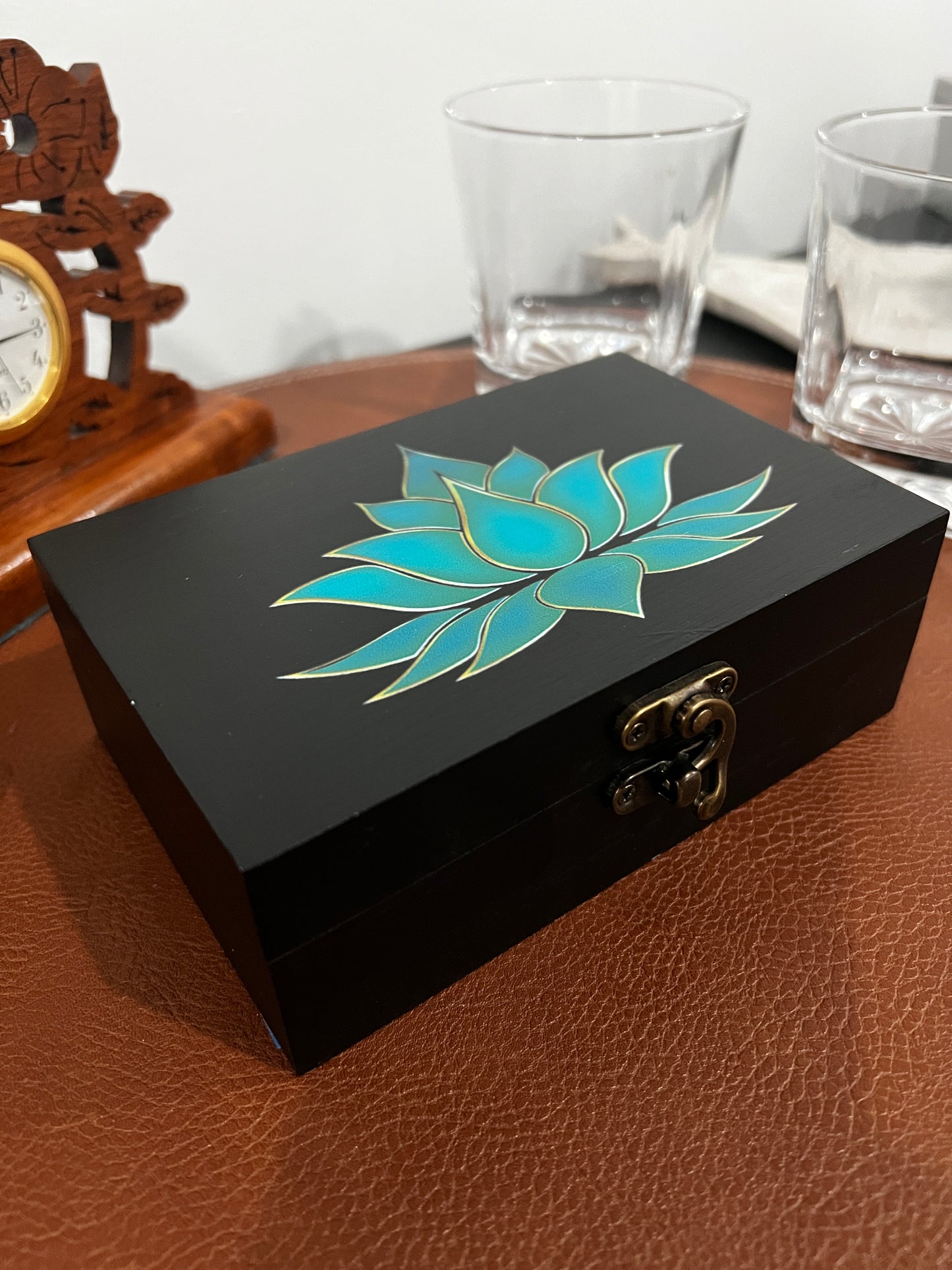 Custom Memory Box- Lotus Flower