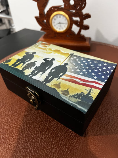 Custom Memory Box- Naval Tribute