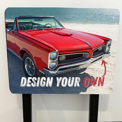 Design Your Own: Custom Folding Black TV Tray Table, Add Your Personal Message