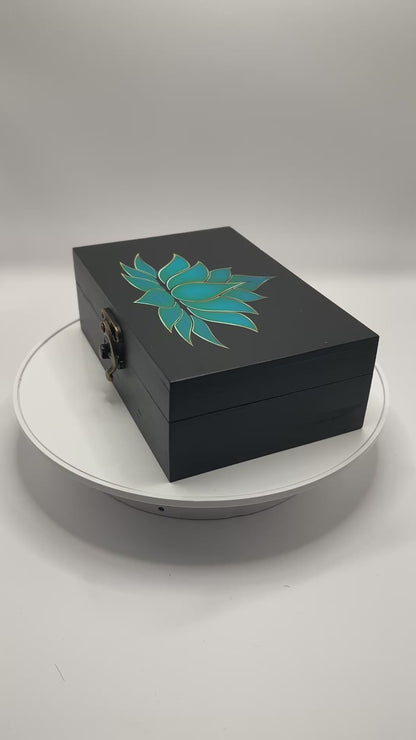Custom Memory Box- Lotus Flower