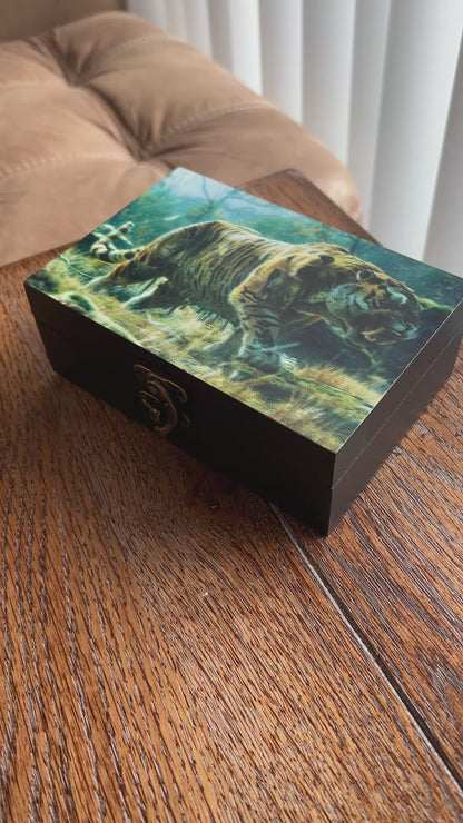 Custom Memory Box- Wild Tiger