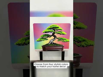 Bonsai Tree: Folding Tray Table, Classic Foldable TV Tray, Pick 1 of 4 Styles - Black with Custom Design