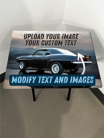 Customized TV Table, Change Text & Image, Create A One-of-a Kind Gift🎁